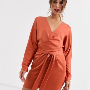 ASOS DESIGN Satin Mini Dress, size US4